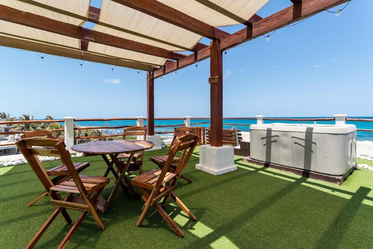 Villa With Ocean View, Pool, Restaurant And Rooftop Isla Mujeres Ngoại thất bức ảnh